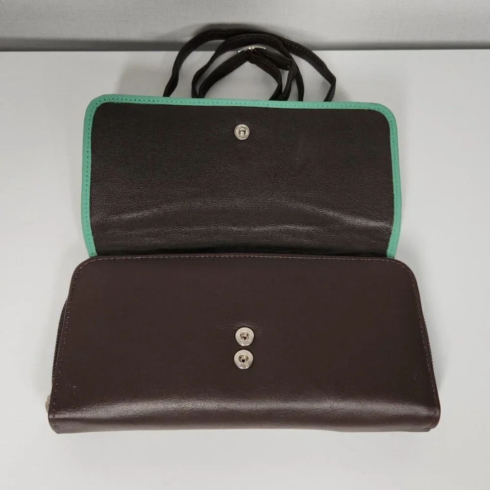 Velez Leather Crossbody Wallet